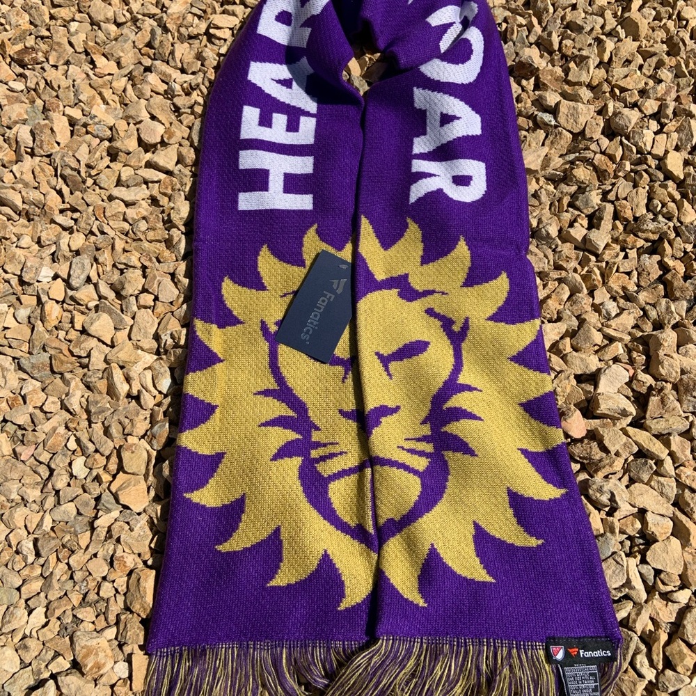 SOLD Orlando City MLS scarf by Fanatics